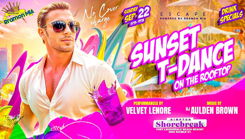 Sunset T Dance Flyer