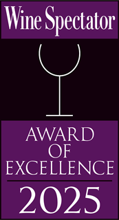 Wine Spectator Award of Excellence 2025 badge