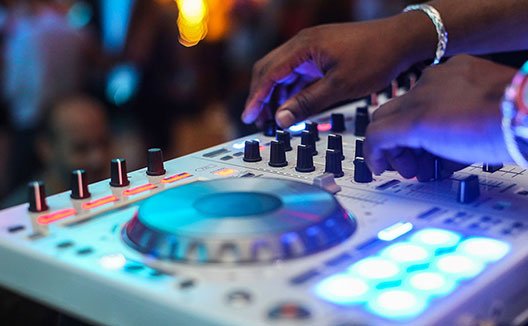 Image of DJ turntable