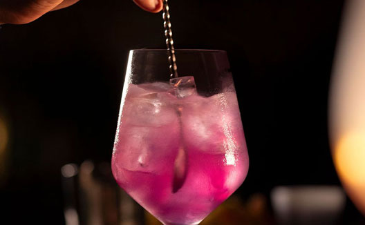 Image of pink spritz drink